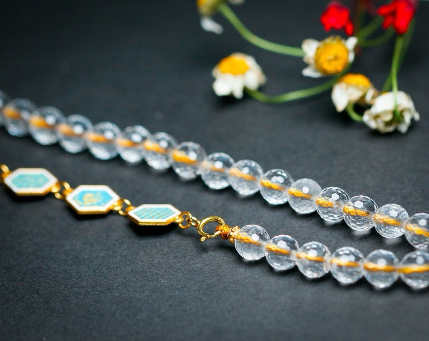 Clear quartz mobile phone chain-ZROLMA(DZ2024925001)