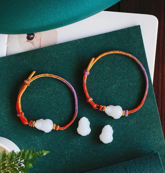 White jade Pixiu bracelet-ZROLMA(SC2024924001)