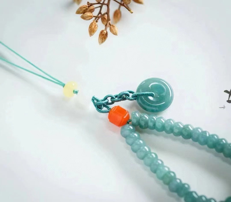 Ice blue water bead bracelet-ZROLMA(SC2024924001)