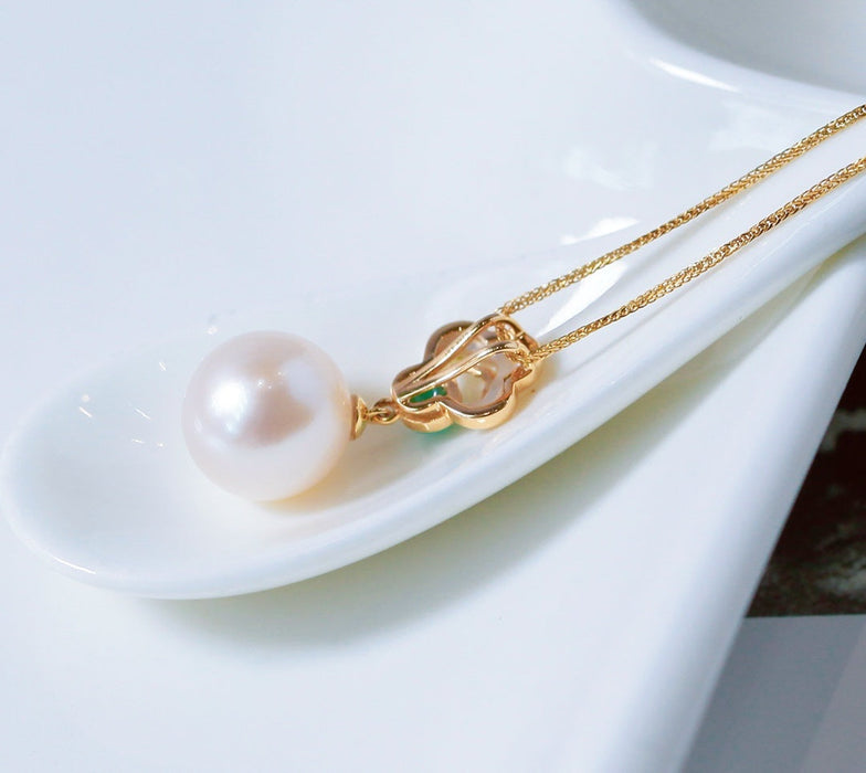 Natural freshwater pearl pendant.-ZROLMA(DZ2024920001)