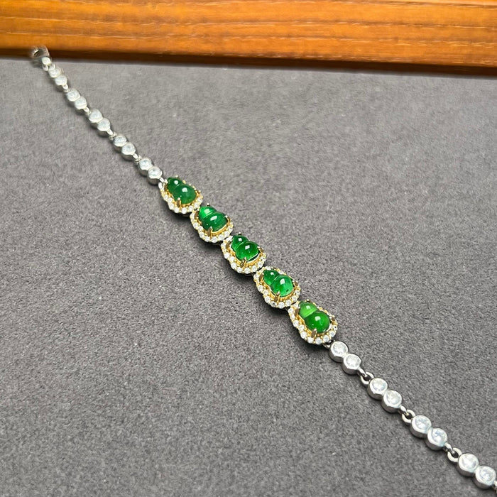 Emerald green ice jade gourd bracelet-ZROLMA(SC2024925001)